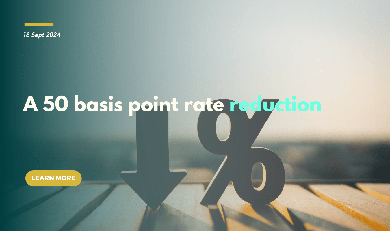 A 50 basis point rate reduction