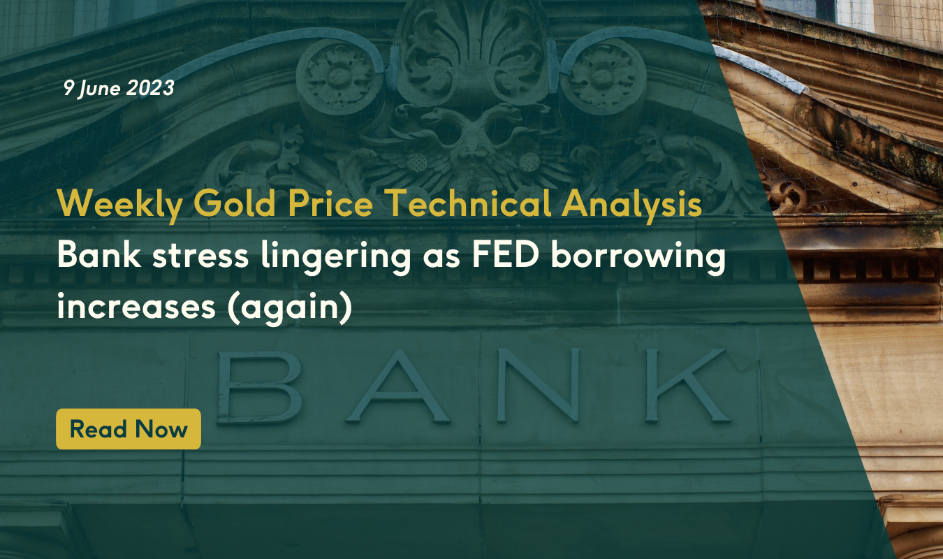 Weekly Gold Price Technical Analysis: Bank stress lingering as FED borrowing increases (again).