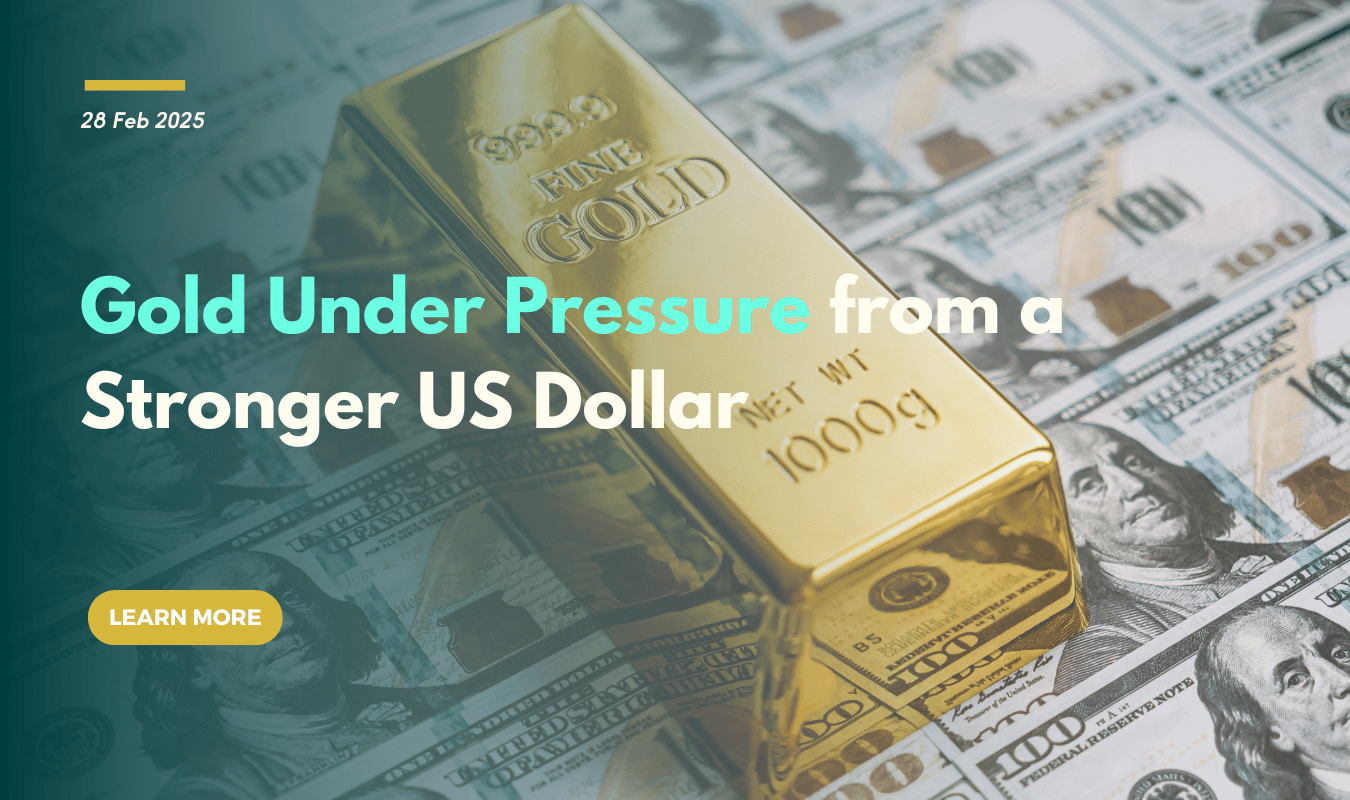 Gold Under Pressure from a Stronger US Dollar