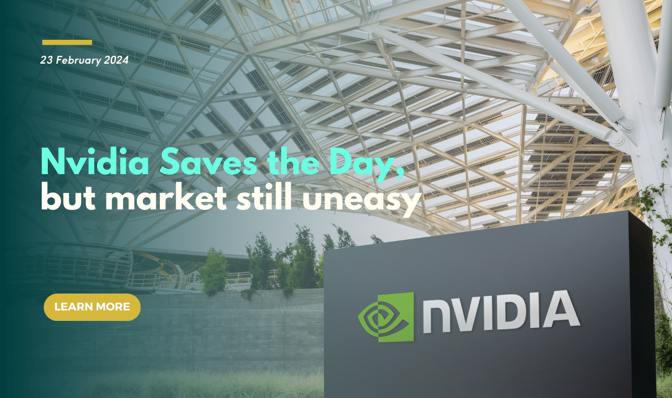 Nvidia Saves the Day, but market still uneasy.