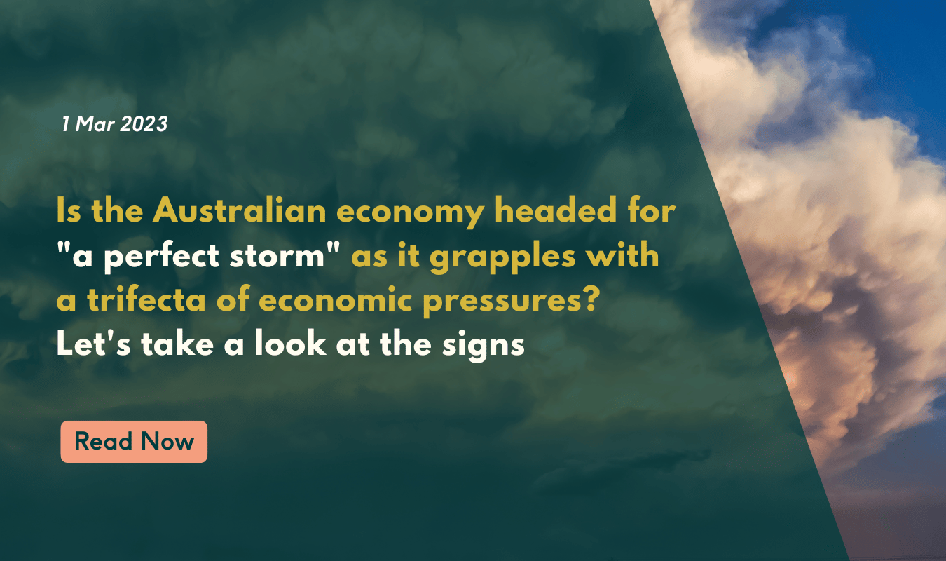 Could Australia's economy be on the brink of “a perfect storm