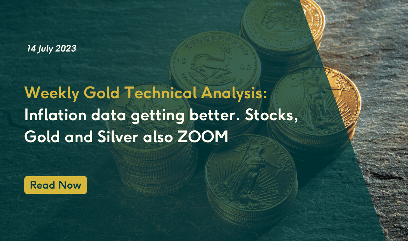 Weekly Gold Technical Analysis: Inflation data getting better. Stocks, Gold and Silver also ZOOM