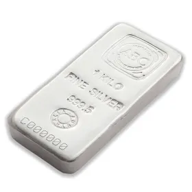 1Kg ABC Silver Cast Bar