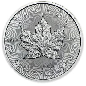 1oz Canadian Silver Maple Leaf (Random Year)