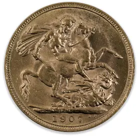 1907M Edward VII Sovereign Uncirculated