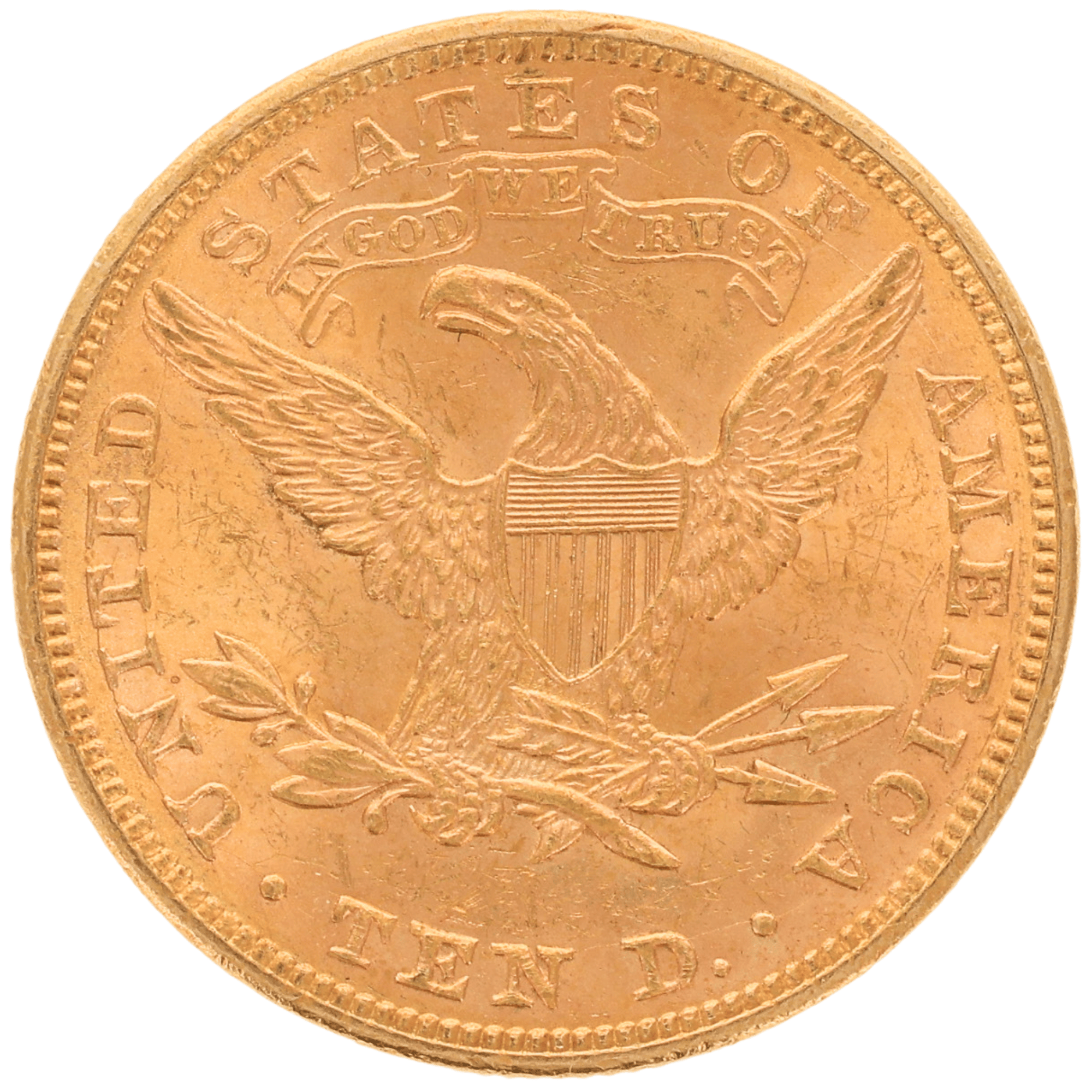 1894 USA $10 Liberty Gold Coin Good Extra Fine