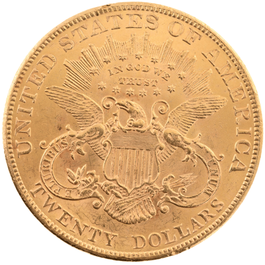 1903 USA $20 Liberty Head Gold Coin About Uncirculated