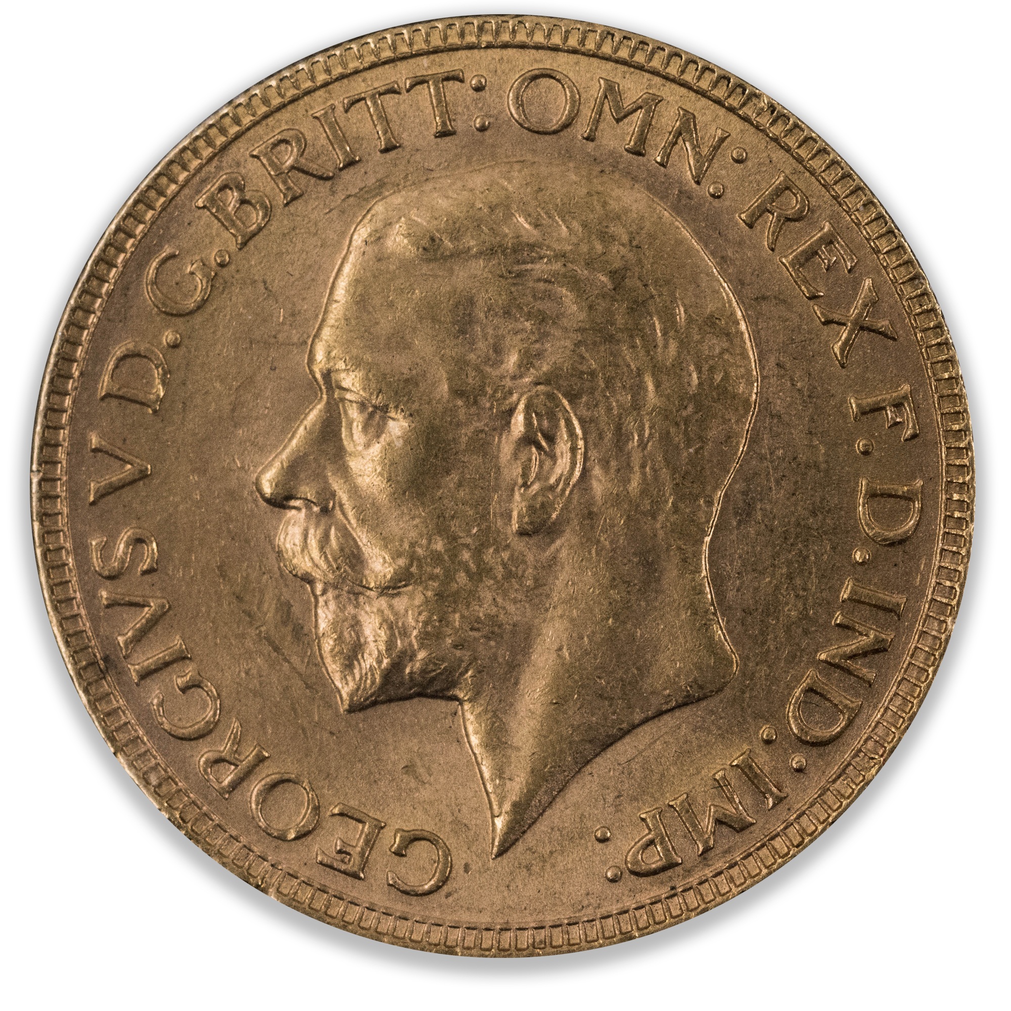 1929P George V Sovereign PCGS MS63