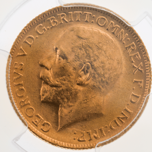 1925S George V Sovereign PCGS MS62