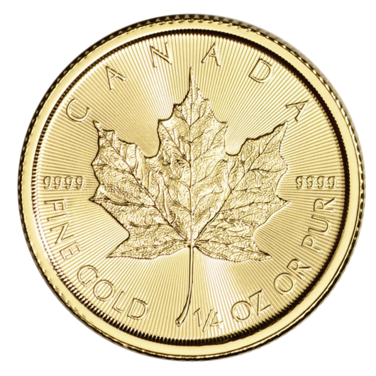 1/4oz Canadian Gold Maple Leaf(Random Years)