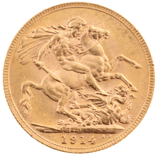 1914P George V Sovereign Uncirculated