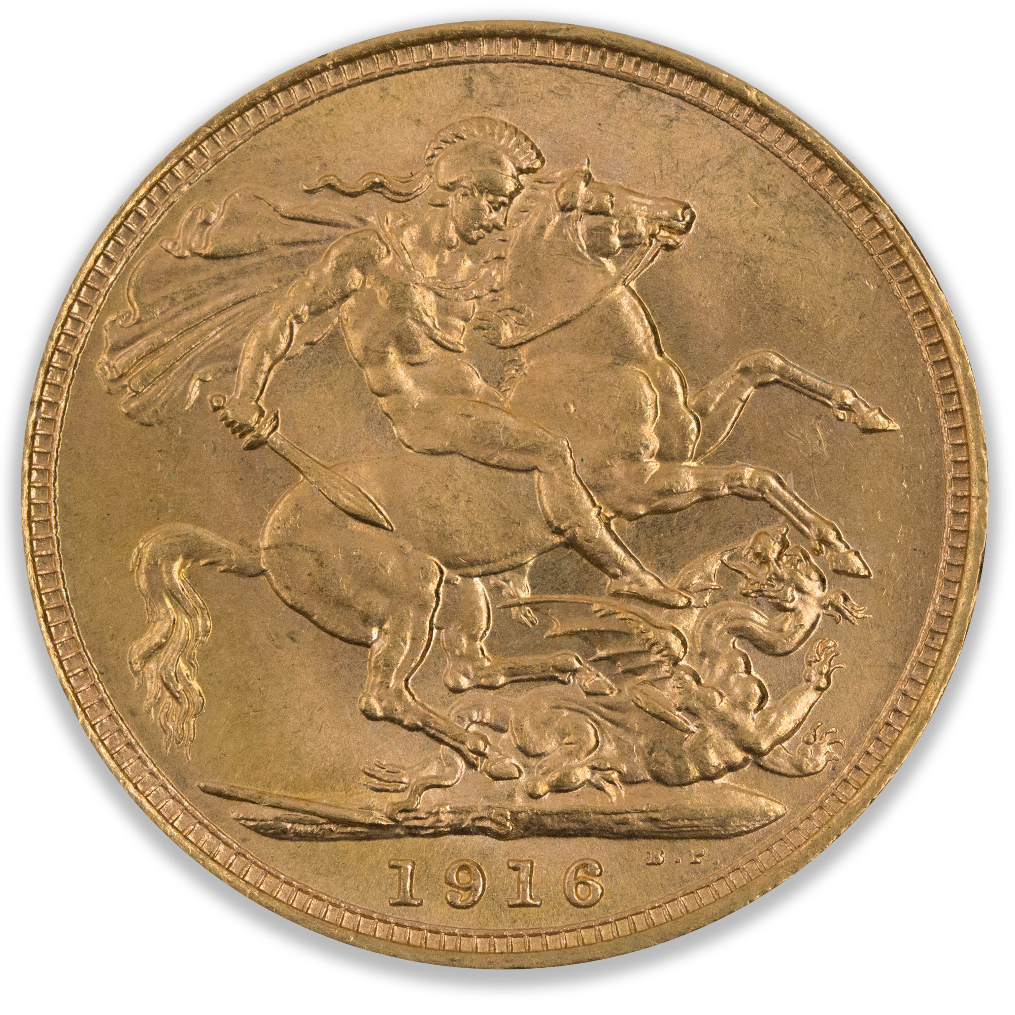 1916S George V Sovereign Uncirculated