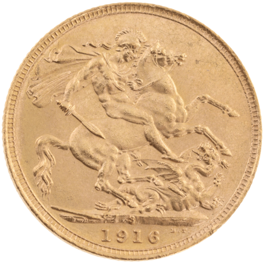 1916S George V Sovereign Uncirculated