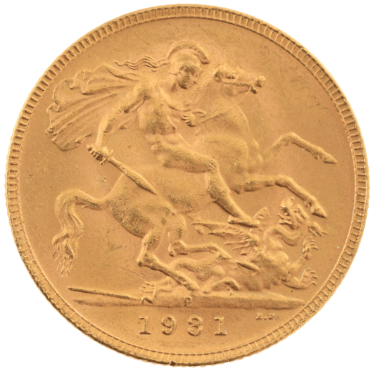 1931P George V Sovereign Uncirculated