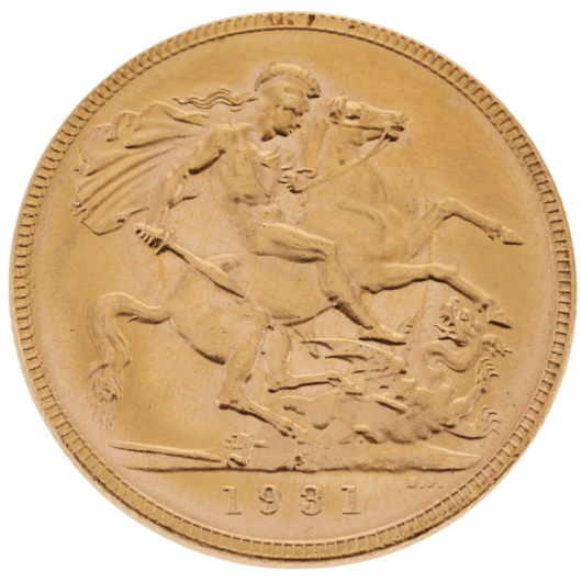 1931P George V Sovereign Uncirculated