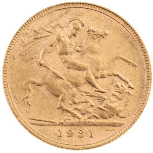 1931P George V Sovereign Uncirculated