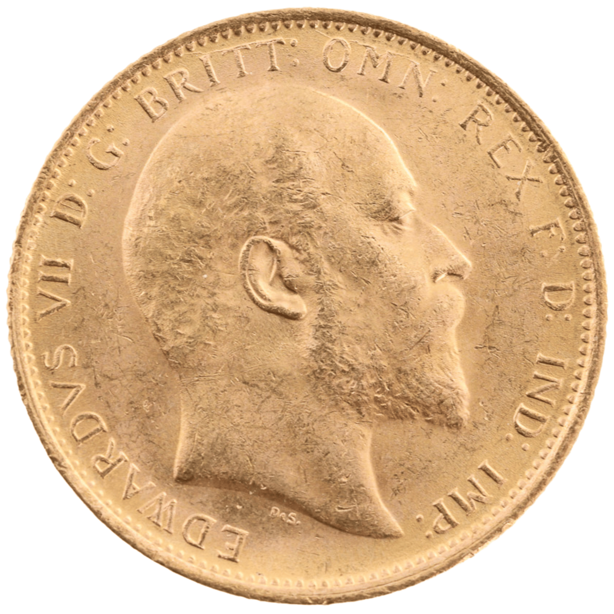 1910S Edward VII Sovereign Nice Uncirculated