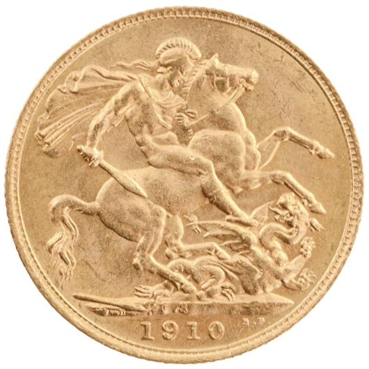 1910S Edward VII Sovereign Nice Uncirculated