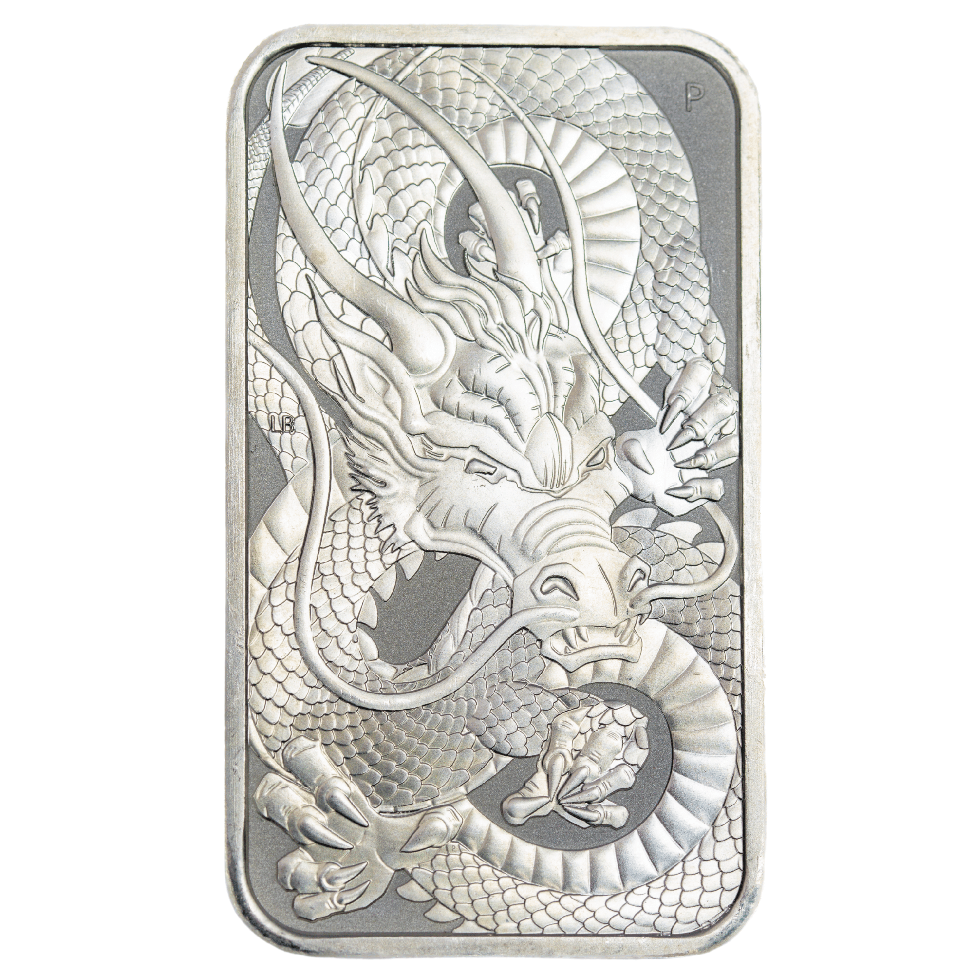 1oz Perth Mint Silver Dragon Minted Bar