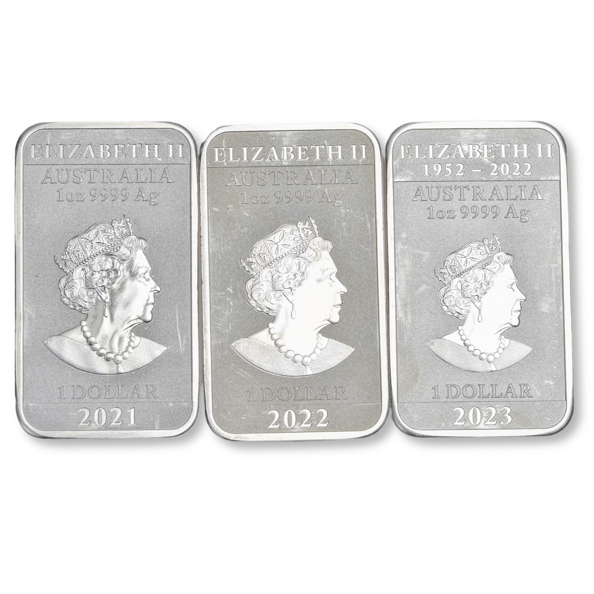 1oz Perth Mint Silver Dragon Minted Bar