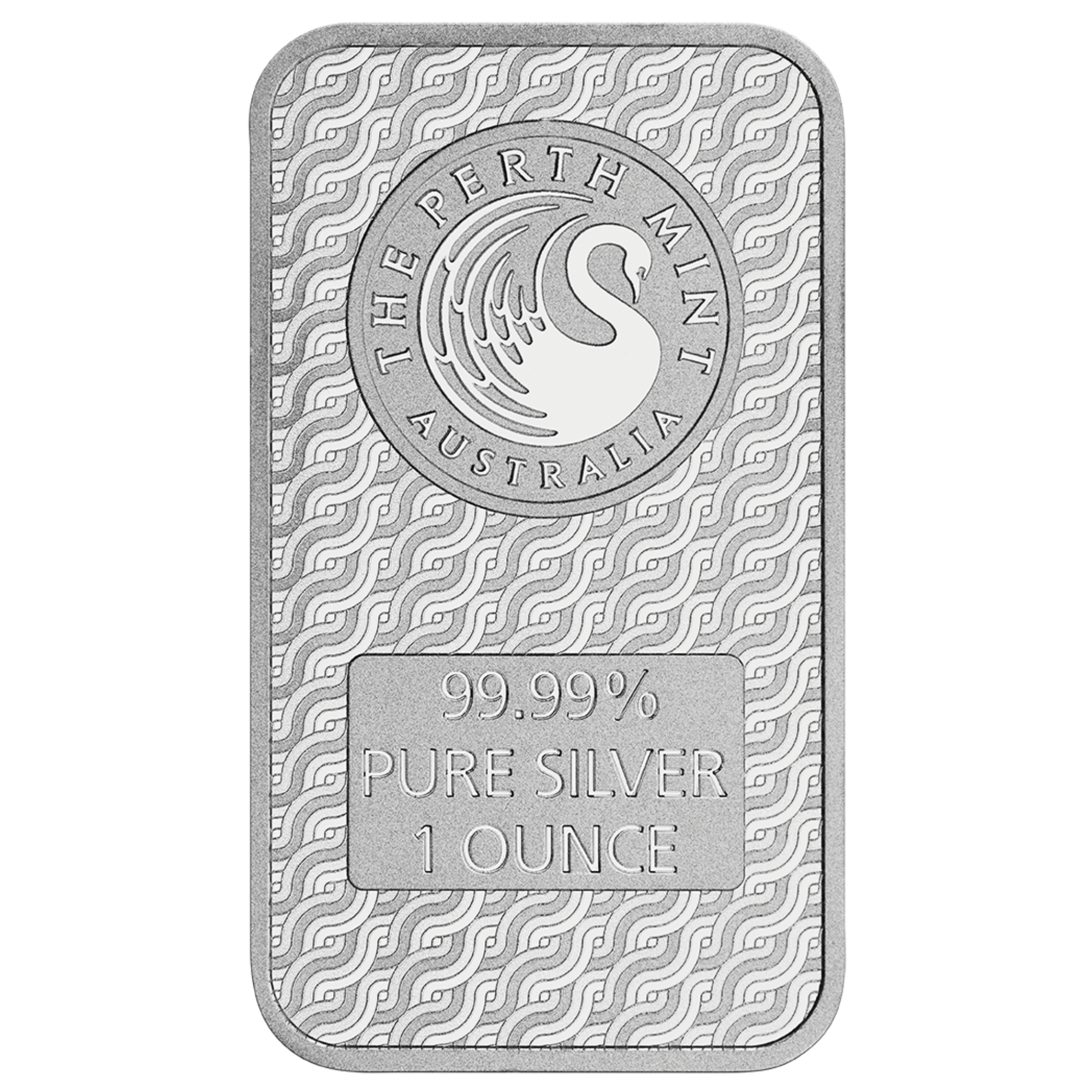 1oz Perth Mint Silver Lunar Dragon Minted Bar