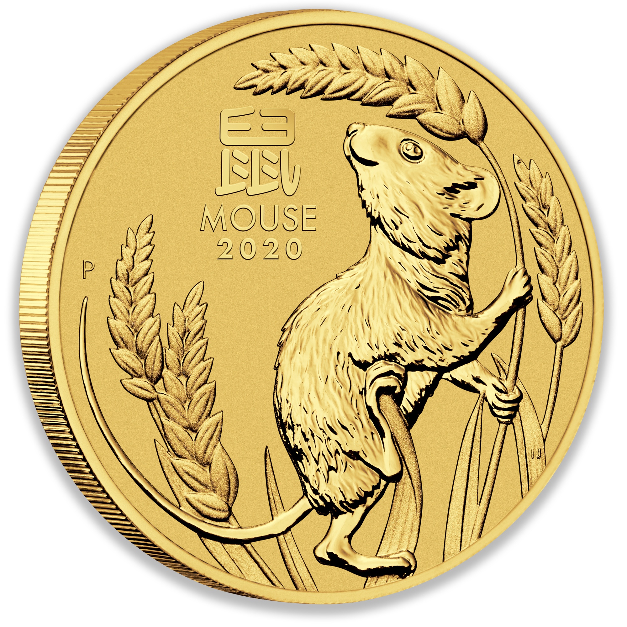 2020 1oz Perth Mint Gold Lunar Mouse Coin Series 3