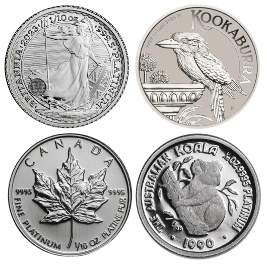 1/10oz Platinum Coin (Random Year)