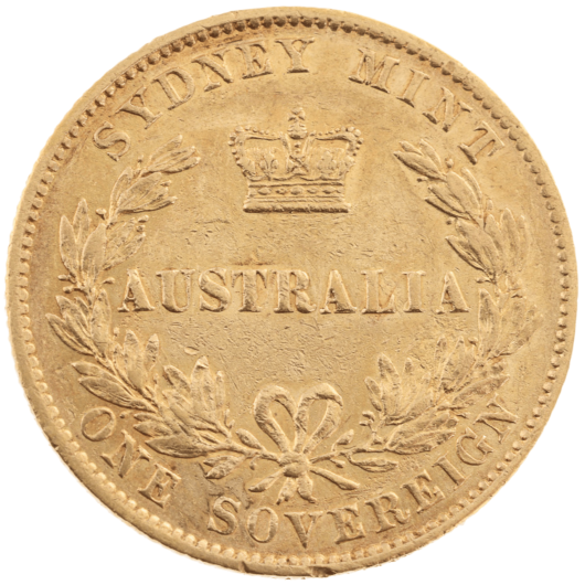 1870 Sydney Mint Sovereign Good Fine