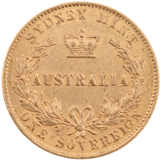 1870 Sydney Mint Sovereign Good Fine