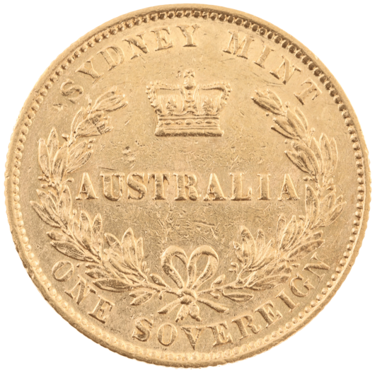 1870 Sydney Mint Sovereign Good Fine