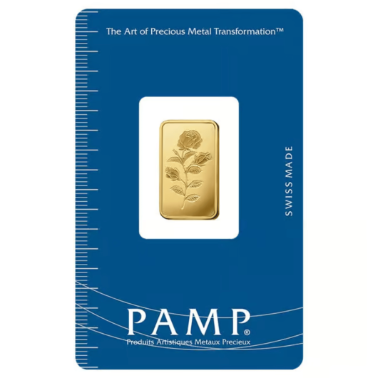 5g PAMP ROSA Gold Minted Bar