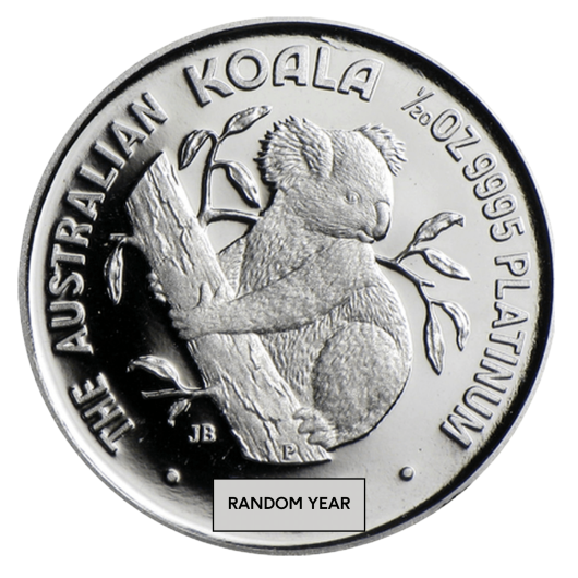 1/20oz Platinum Koala Coin (Random Year)