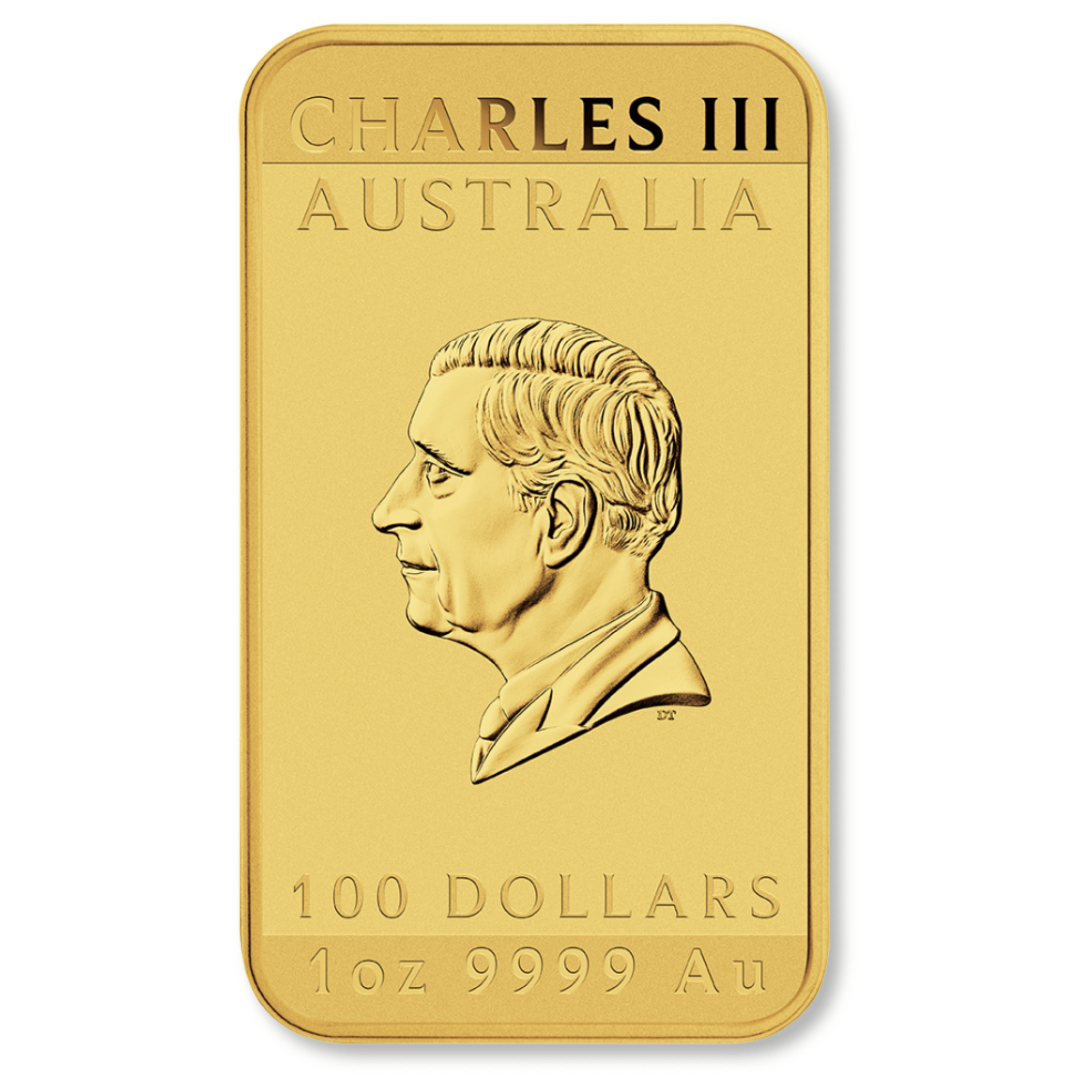2024 1oz Perth Mint Gold Dragon Rectangular Coin