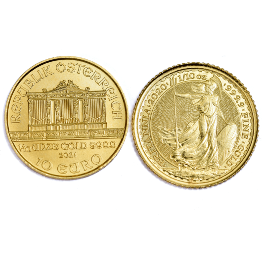 1/10oz Gold Coin (Random Designs and Years)