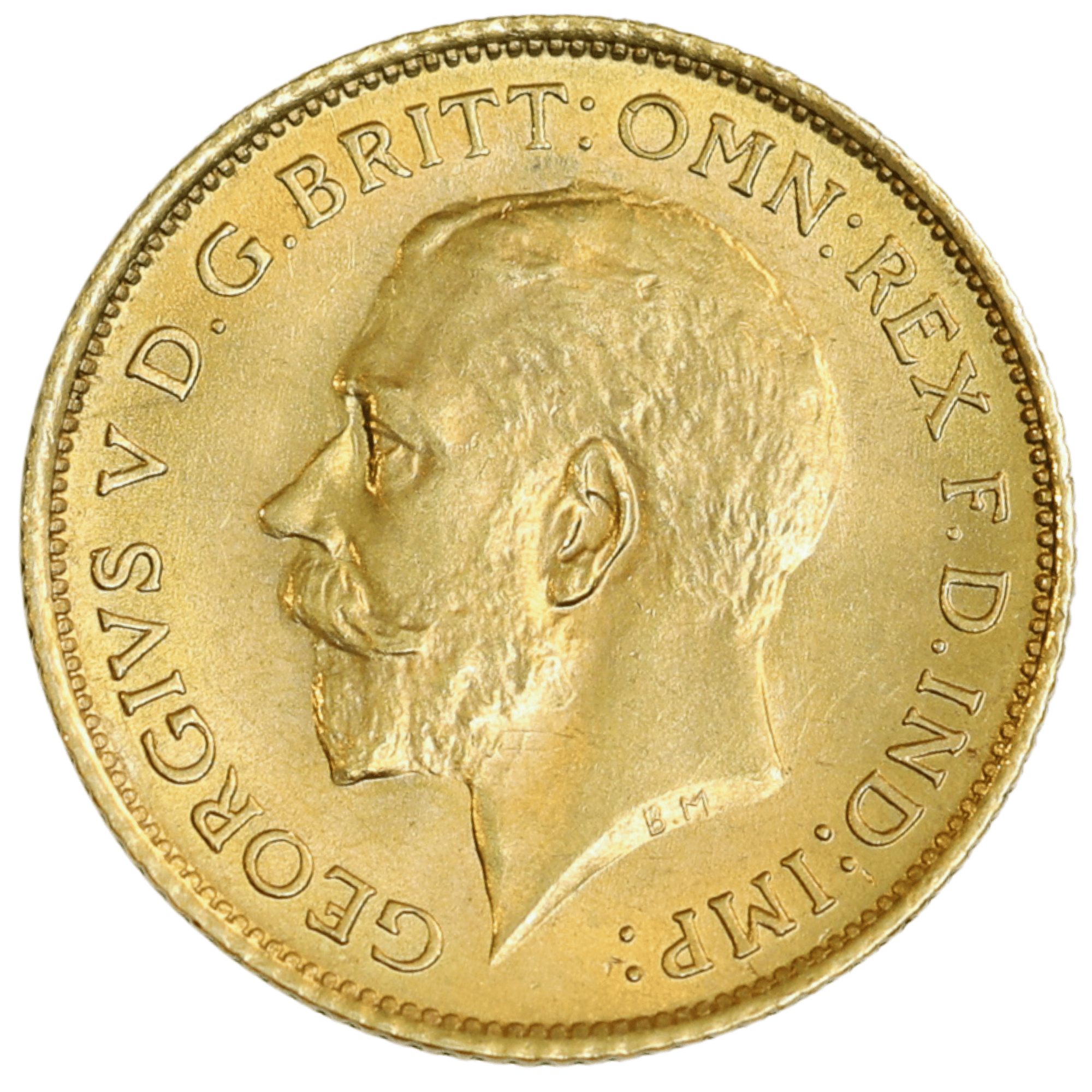 1915S George V Half Sovereign Uncirculated