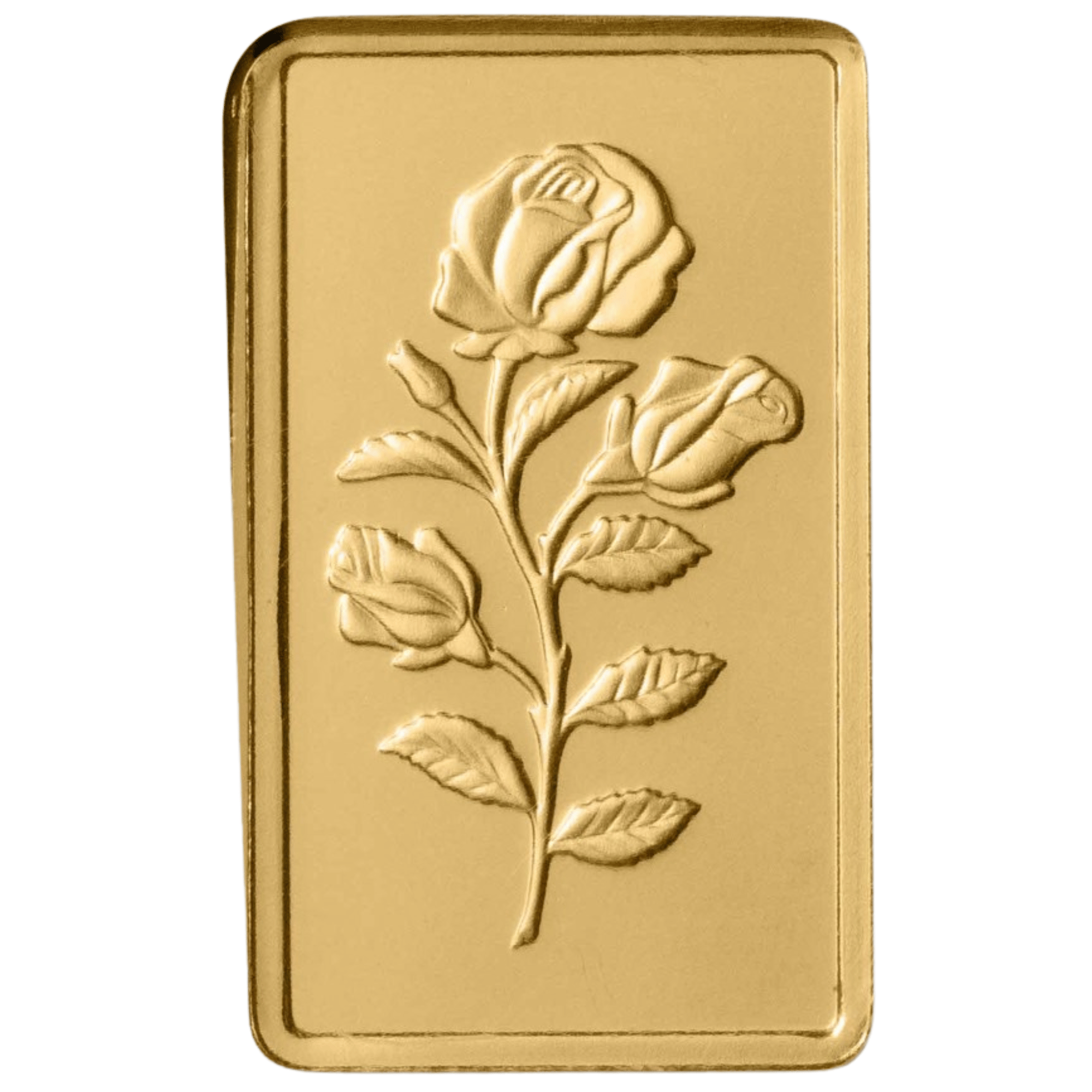 2.5g PAMP ROSA Gold Minted Bar