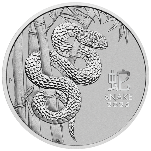 2025 1oz Perth Mint Platinum Lunar Snake Coin Series 3