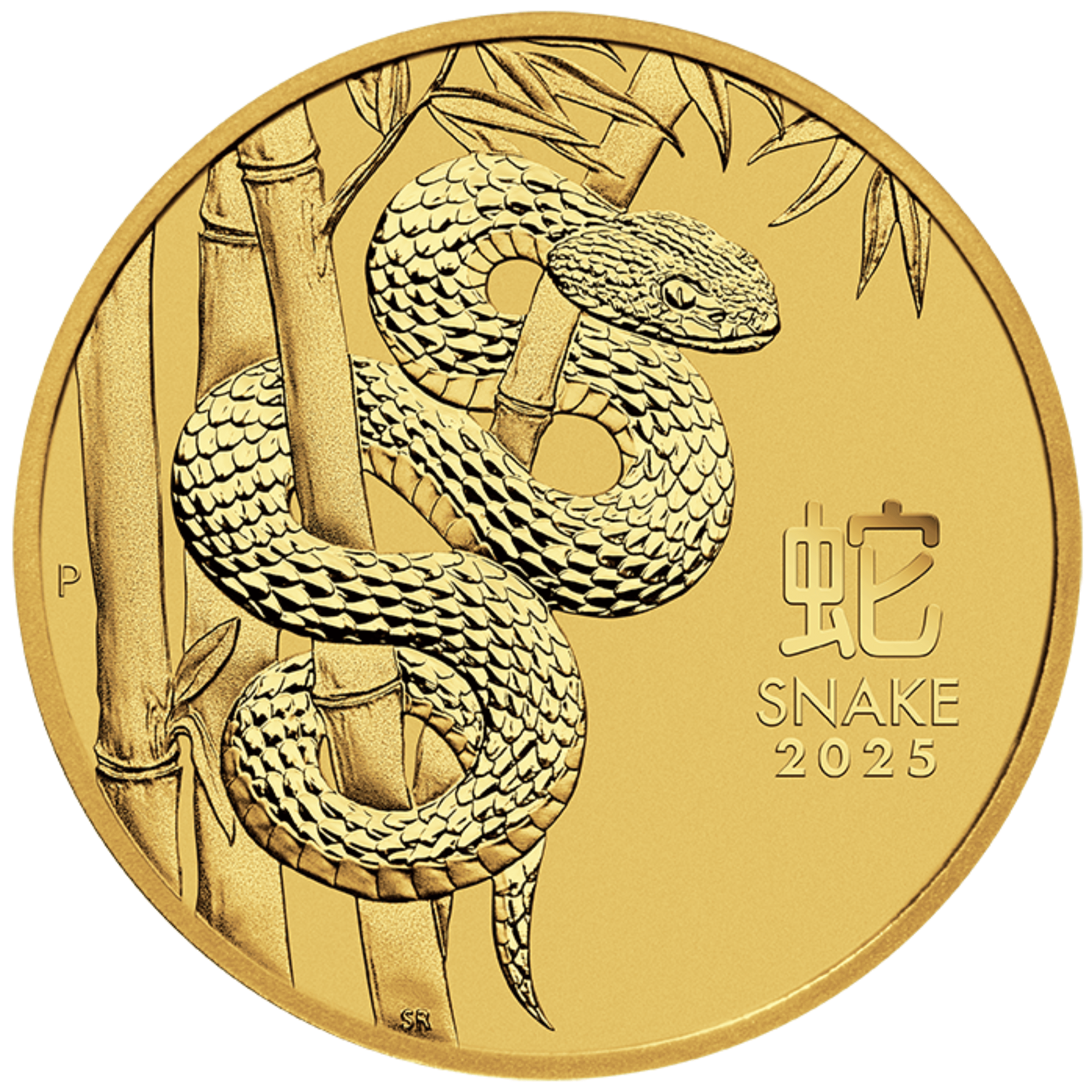 2025 1/4oz Perth Mint Gold Lunar Snake Coin Series 3