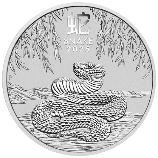 2025 1kg Perth Mint Silver Lunar Snake Coin Series 3