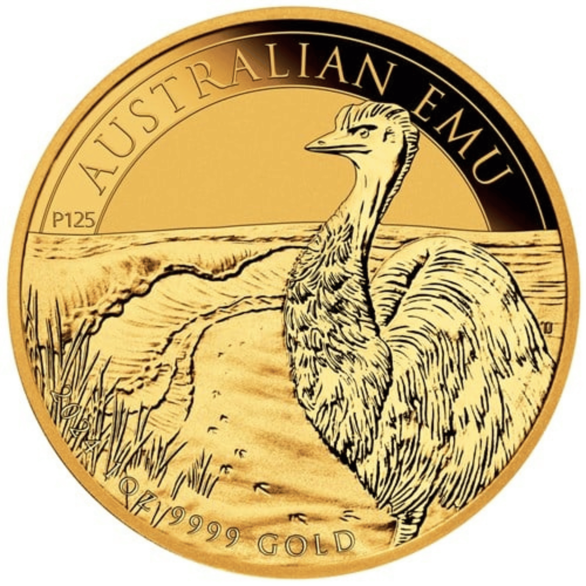 2024 1oz Perth Mint Gold Emu Coin