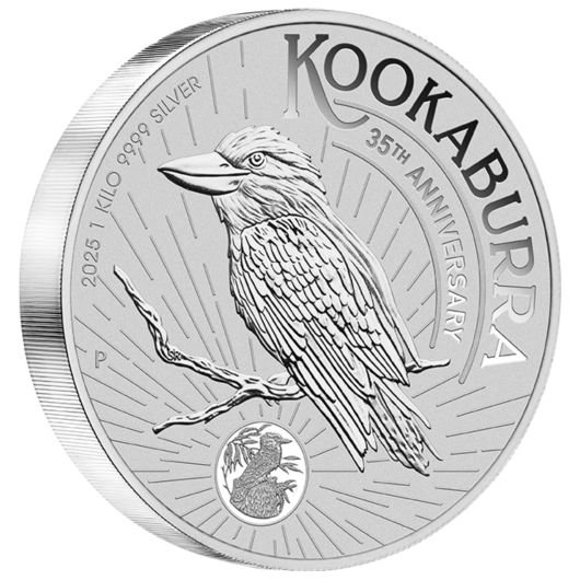 2025 1kg Perth Mint Silver Kookaburra Coin