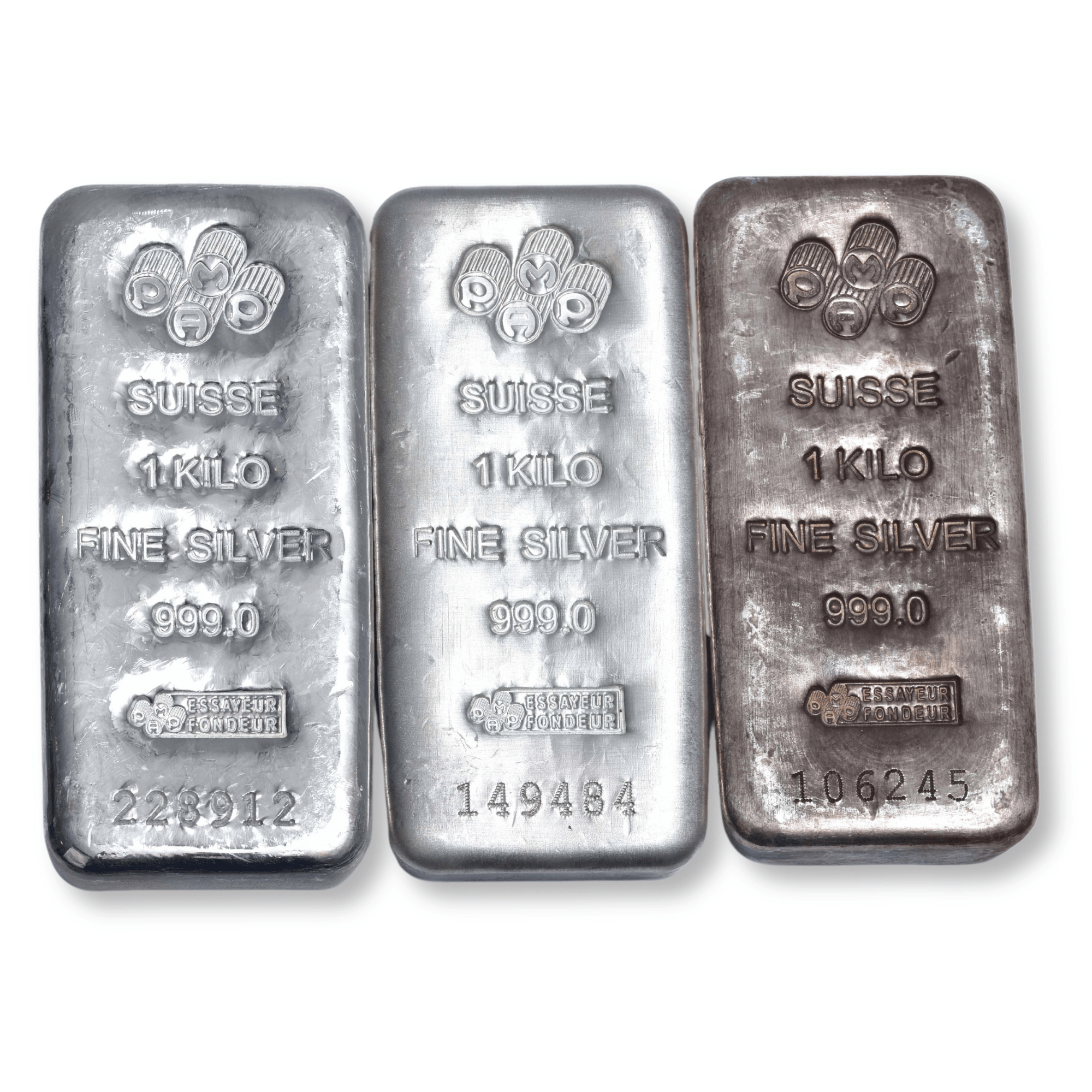 1kg PAMP Silver Cast Bar (Secondary Market)