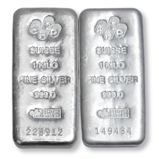 1kg PAMP Silver Cast Bar (Secondary Market)