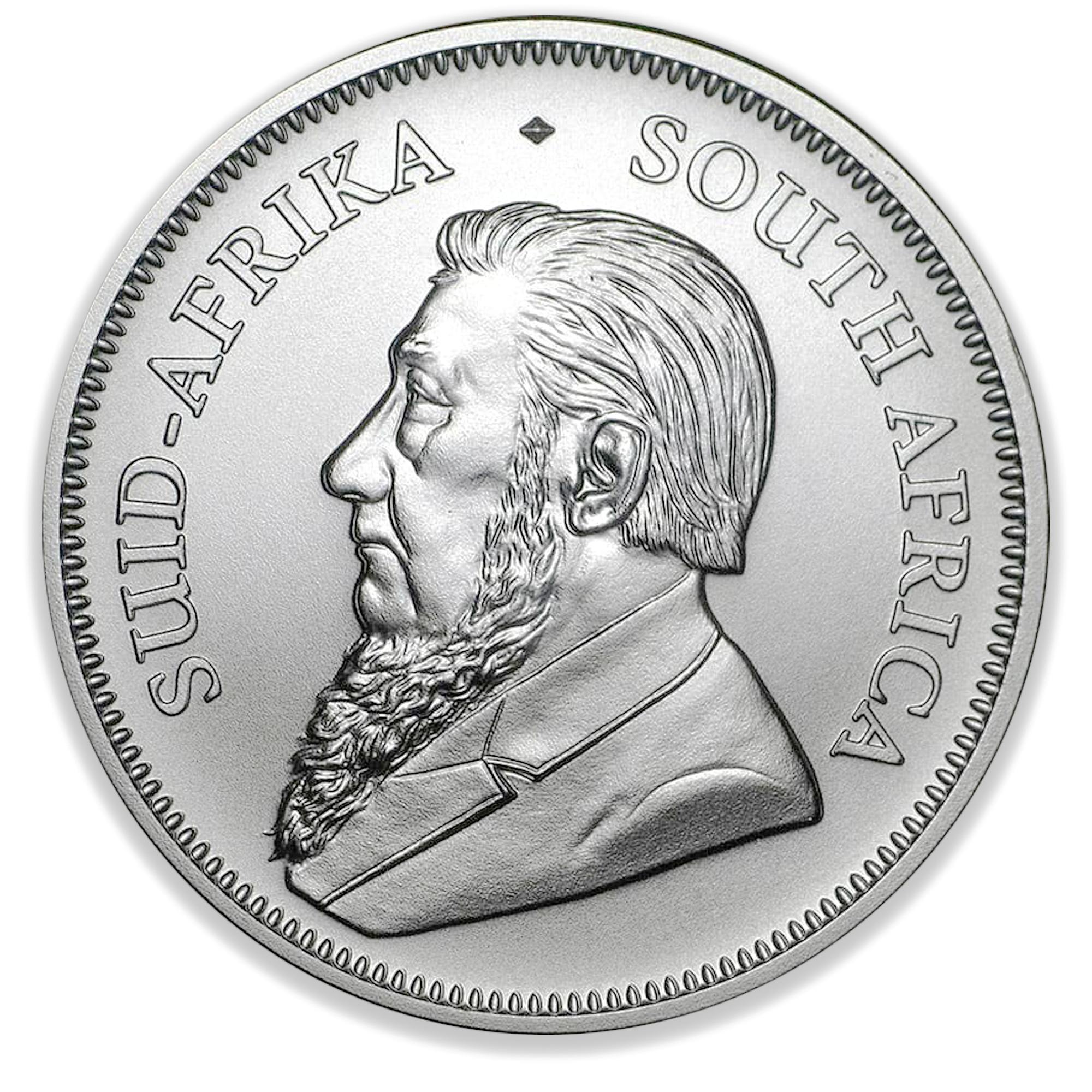 1oz South African Silver Krugerrand Coin (Random Year)